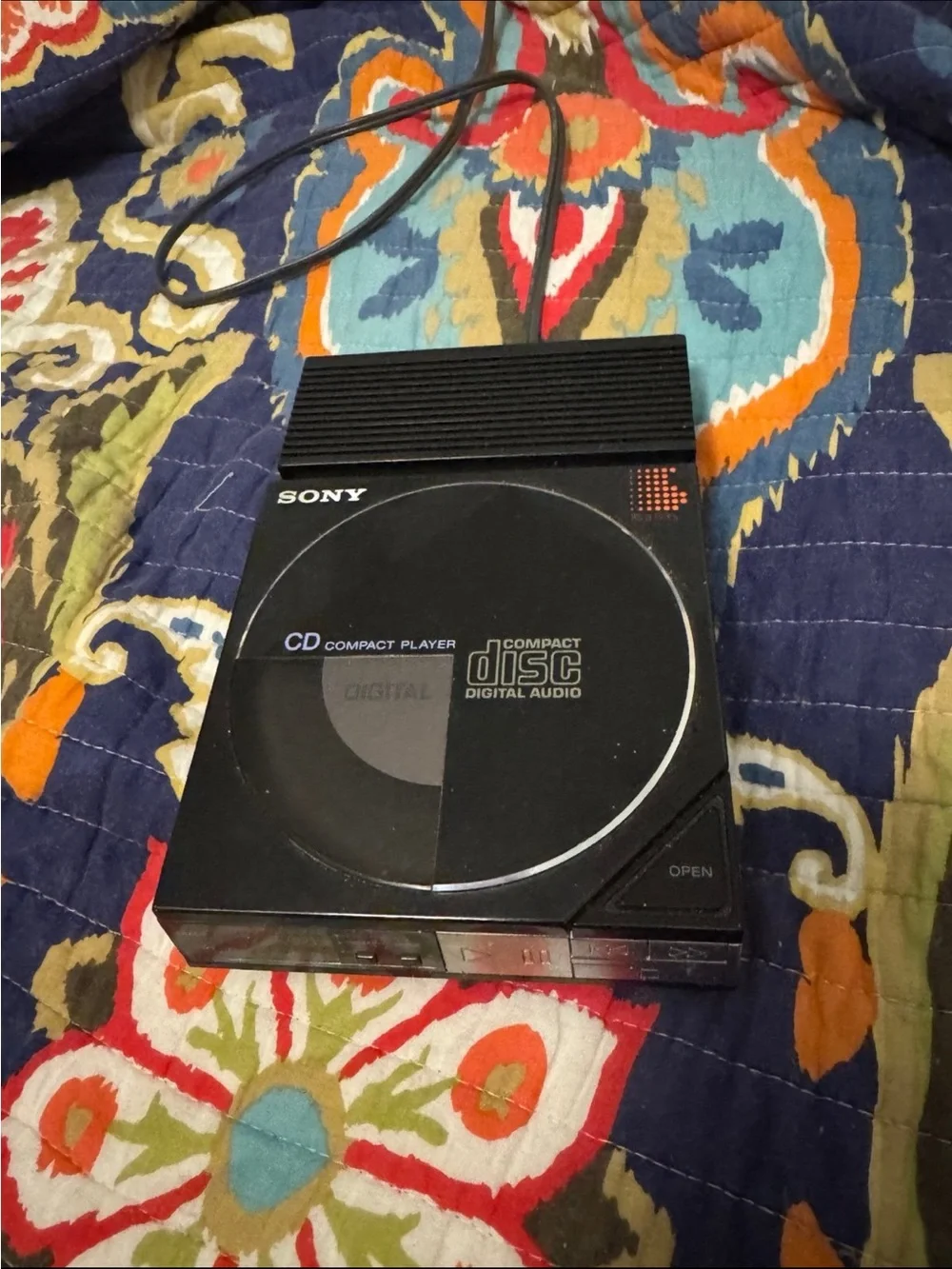 VTG Portable Sony Walkman Discman 1985 hifi collectors piece vintage Cd PLAYER